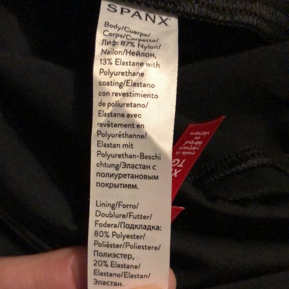 Spanx Faux Leather Leggings size XL - Picture 5 of 5